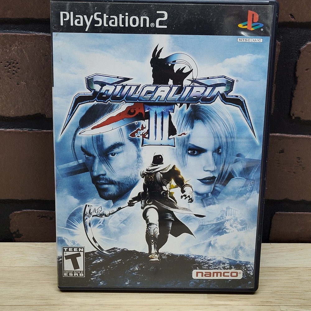 Soul Calibur 3 PS2 PlayStation 2 - NO MANUAL Tested